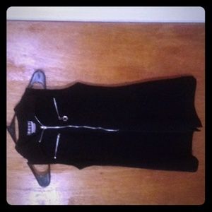 Sleeveless black shirt